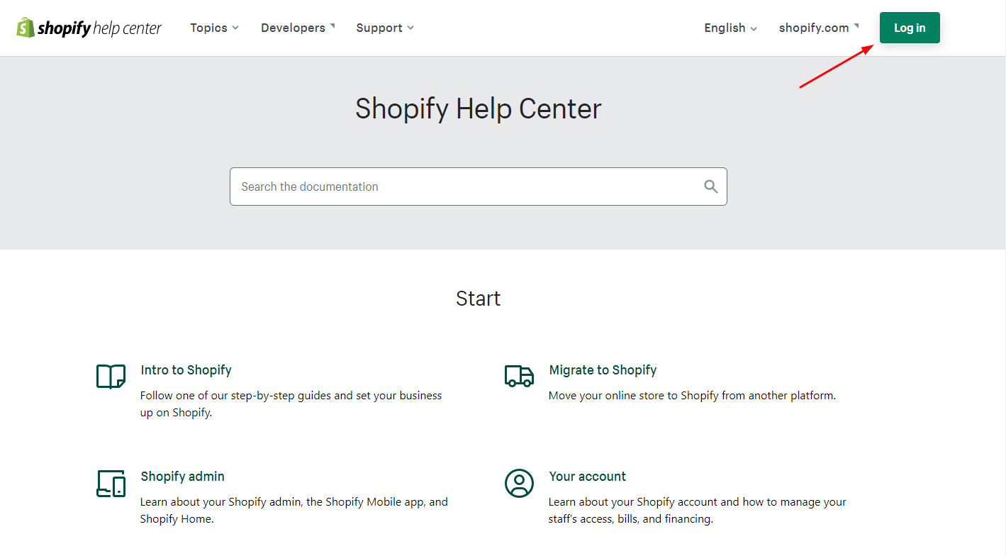 shopify contact number support