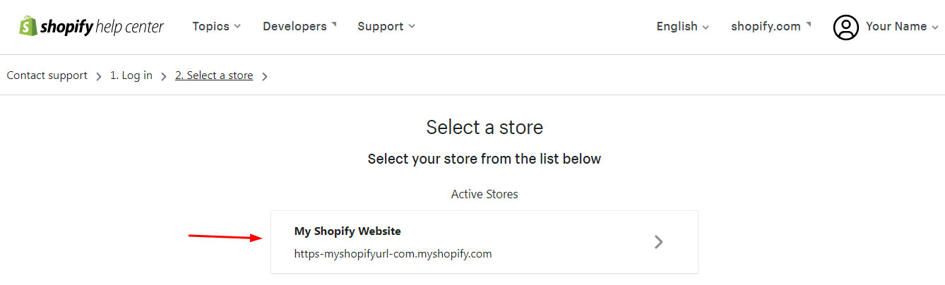 How to contact Shopify Support